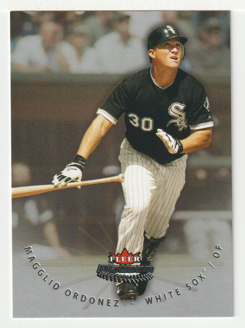 Magglio Ordonez 134/199- Chicago White Sox - Silver Finish (MLB Baseball Card) 2005 Fleer Platinum # 52 Mint