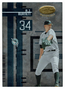 A.J. Burnett - Florida Marlins (MLB Baseball Card) 2005 Leaf Certified Materials # 1 Mint