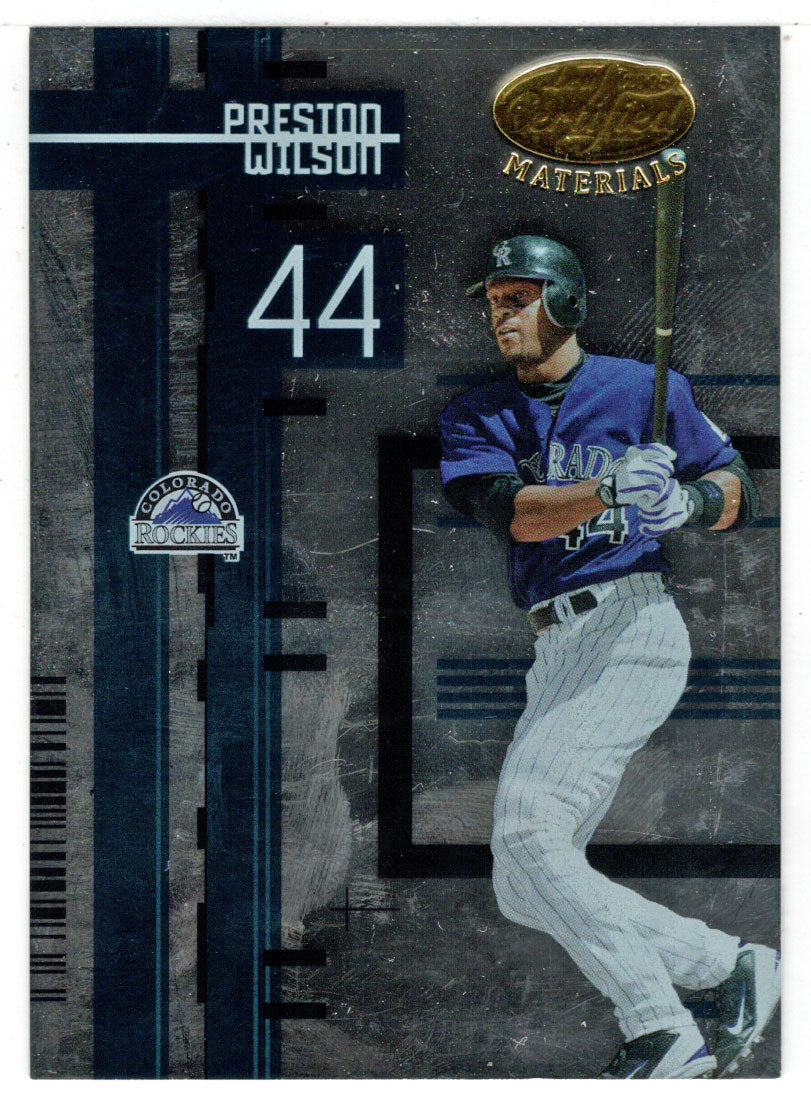 Preston Wilson - Colorado Rockies (MLB Baseball Card) 2005 Leaf Certified Materials # 20 Mint