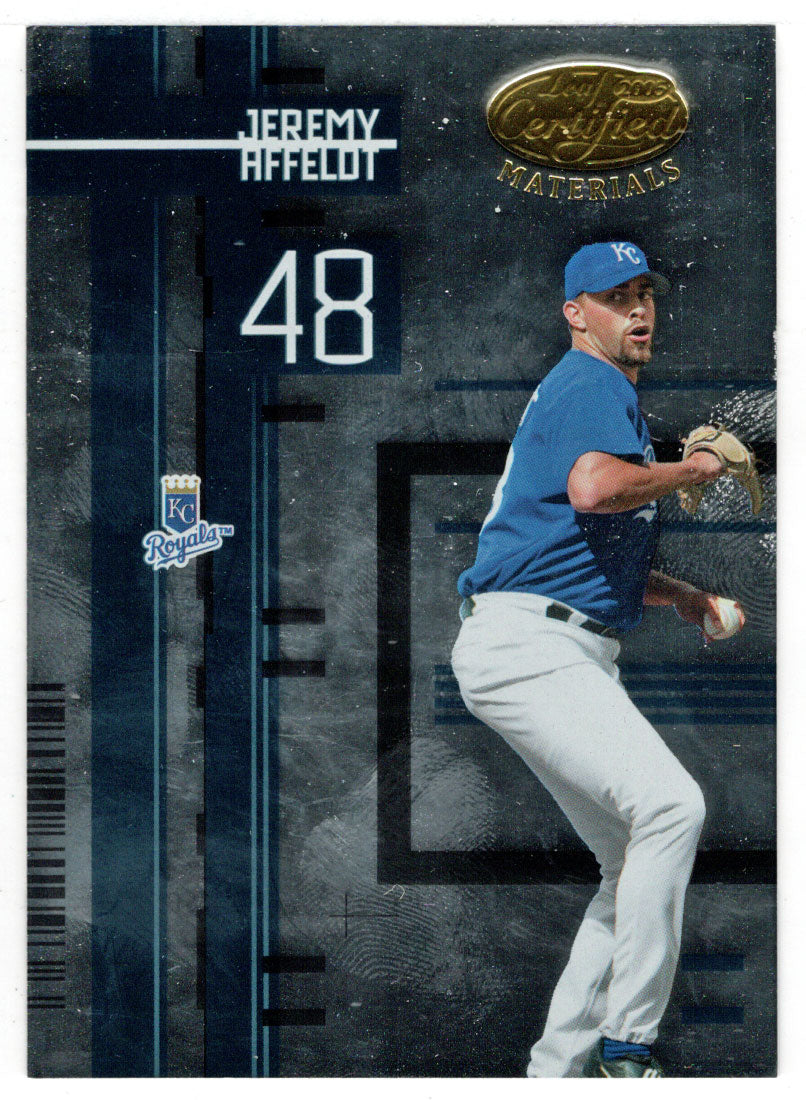 Jeremy Affeldt - Kansas City Royals (MLB Baseball Card) 2005 Leaf Certified Materials # 91 Mint