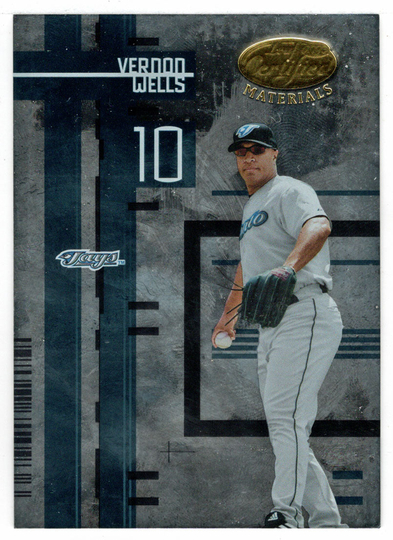Vernon Wells - Toronto Blue Jays (MLB Baseball Card) 2005 Leaf Certified Materials # 147 Mint