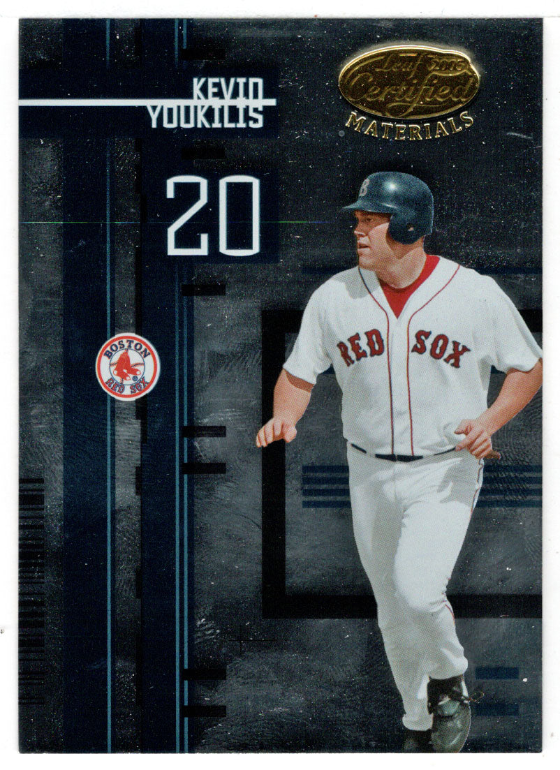 Kevin Youkilis - Boston Red Sox (MLB Baseball Card) 2005 Leaf Certified Materials # 156 Mint