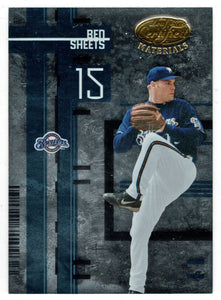 Ben Sheets - Milwaukee Brewers (MLB Baseball Card) 2005 Leaf Certified Materials # 159 Mint