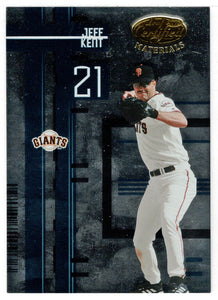 Jeff Kent - San Francisco Giants (MLB Baseball Card) 2005 Leaf Certified Materials # 180 Mint