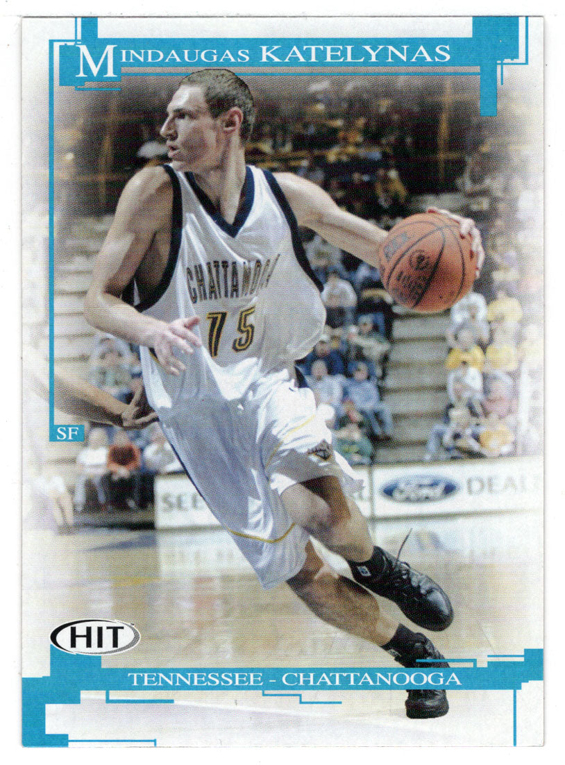 Mindaugas Katelynas - Chattanooga Mocs (NCAA - NBA Basketball Card) 2005 Sage Hit # 10 Mint