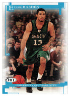 Eddie Basden - Charlotte 49ers (NCAA - NBA Basketball Card) 2005 Sage Hit # 17 Mint