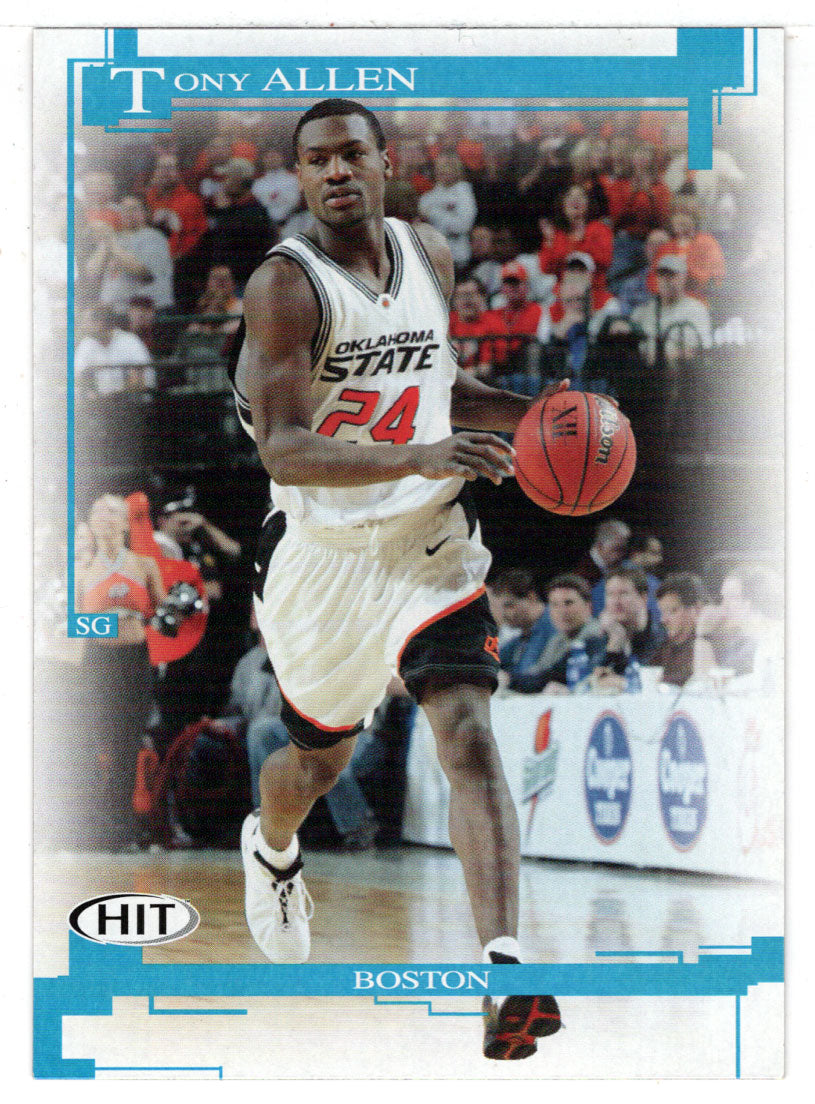 Tony Allen - Oklahoma State Cowboys (NCAA - NBA Basketball Card) 2005 Sage Hit # 25 Mint