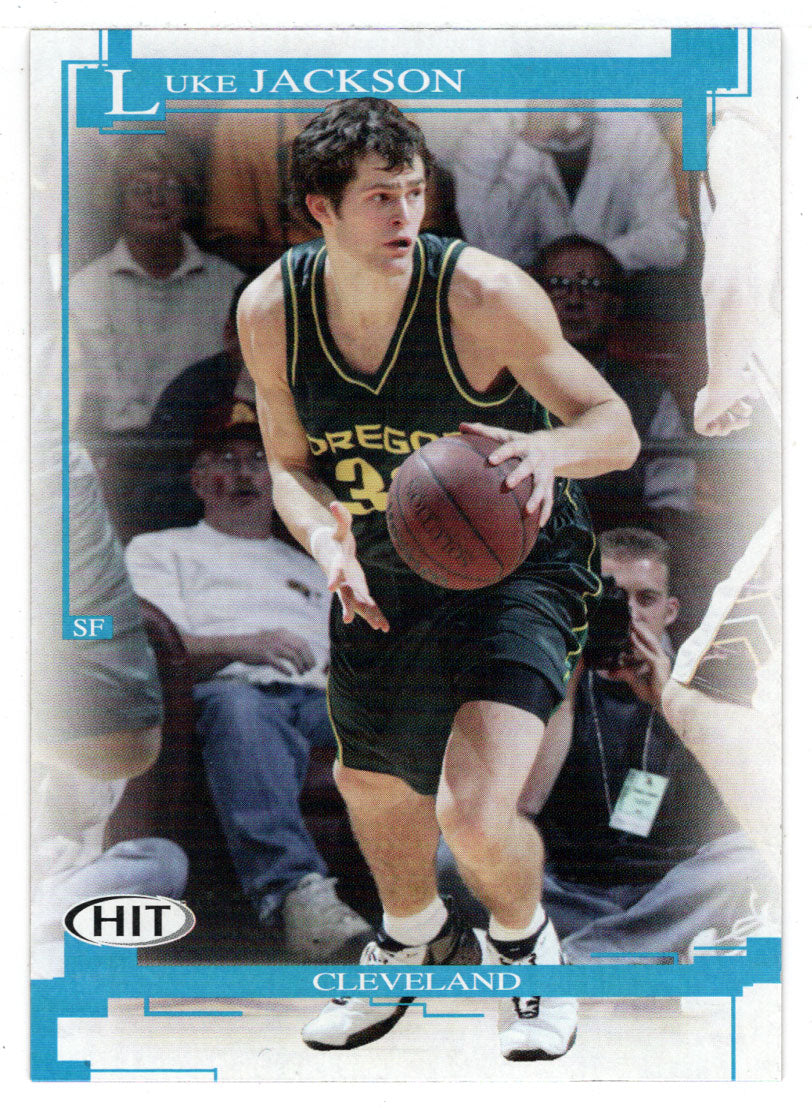 Luke Jackson - Oregon Ducks - (NCAA - NBA Basketball Card) 2005 Sage Hit # 33 Mint
