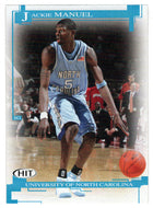 Jackie Manuel - North Carolina Tar Heels - (NCAA - NBA Basketball Card) 2005 Sage Hit # 35 Mint