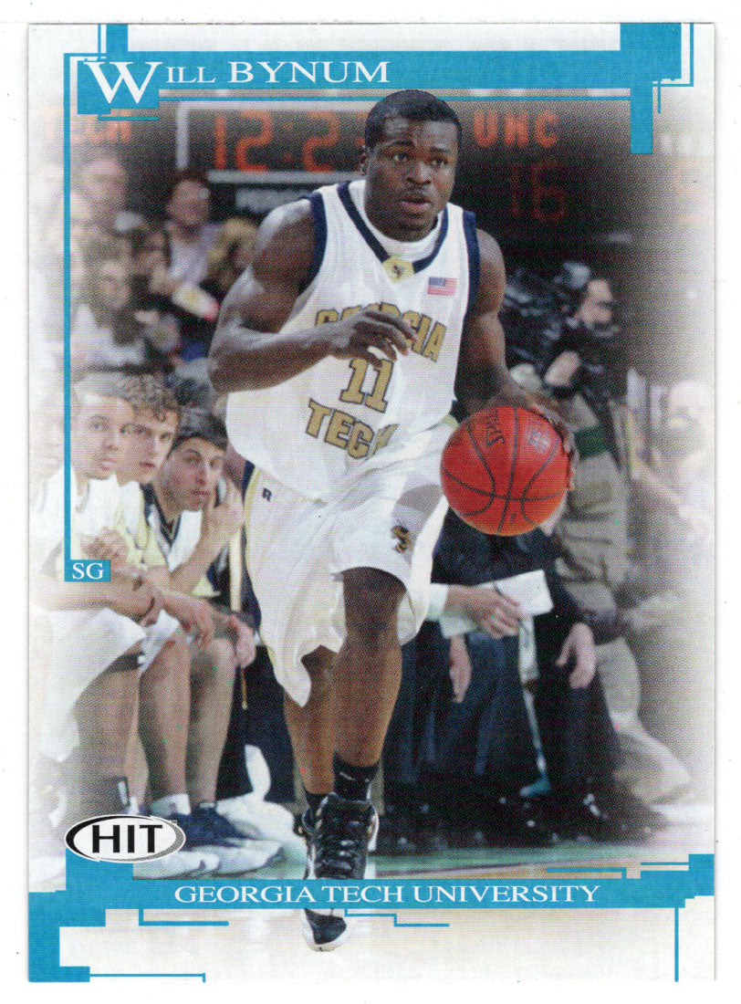 Will Bynum - Georgia Tech Yellow Jackets (NCAA - NBA Basketball Card) 2005 Sage Hit # 38 Mint