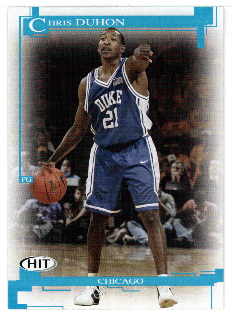 Chris Duhon - Duke Blue Devils - (NCAA - NBA Basketball Card) 2005 Sage Hit # 39 Mint