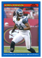 Koren Robinson - Seattle Seahawks (NFL Football Card) 2005 Topps Bazooka BLUE # 151 Mint