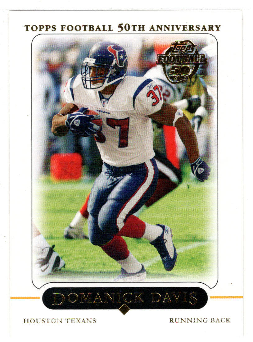 Domanick Davis - Houston Texans (NFL Football Card) 2005 Topps # 3 Mint