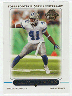 Terence Newman - Dallas Cowboys (NFL Football Card) 2005 Topps # 12 Mint