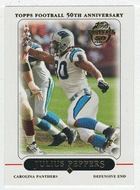 Julius Peppers - Carolina Panthers (NFL Football Card) 2005 Topps # 17 Mint