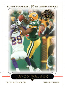 Javon Walker - Green Bay Packers (NFL Football Card) 2005 Topps # 19 Mint