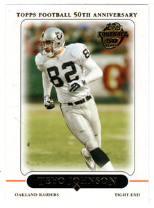 Teyo Johnson - Oakland Raiders (NFL Football Card) 2005 Topps # 35 Mint