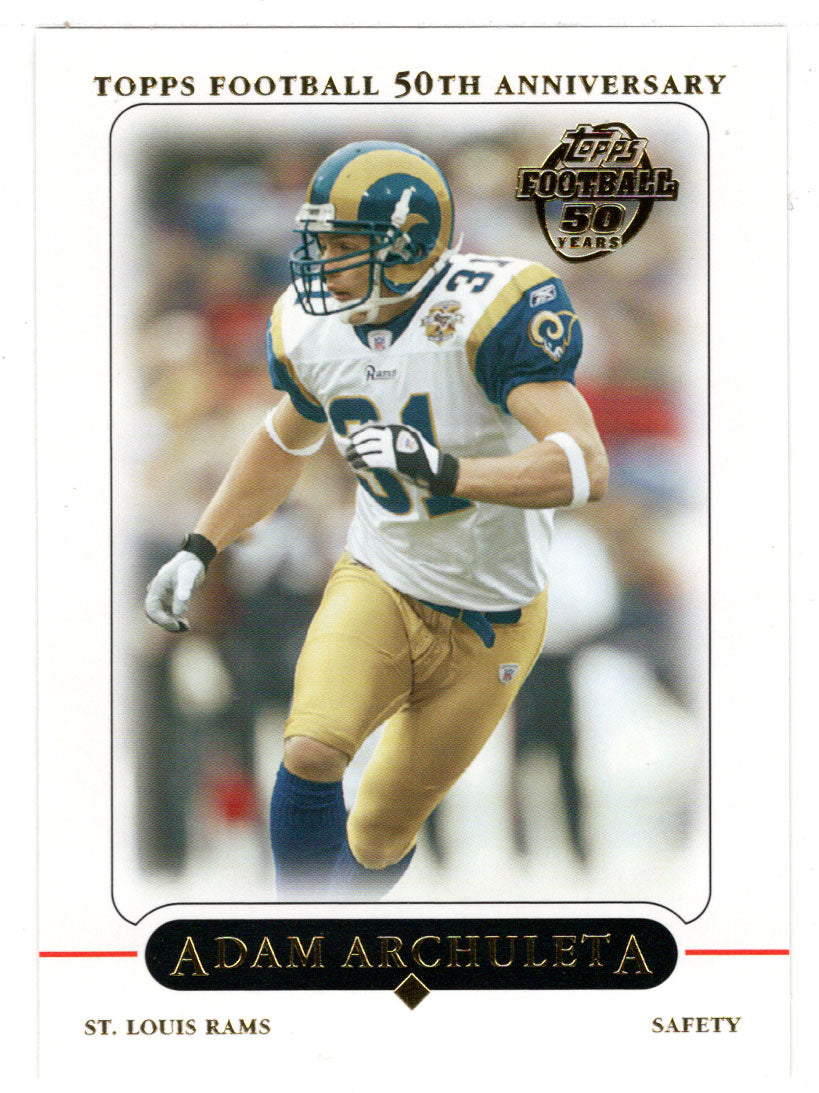 Adam Archuleta - St. Louis Rams (NFL Football Card) 2005 Topps # 36 Mint