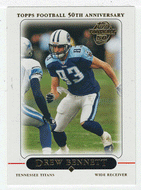 Drew Bennett - Tennessee Titans (NFL Football Card) 2005 Topps # 39 Mint