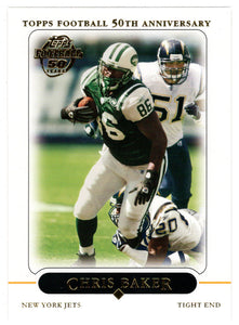 Chris Baker - New York Jets (NFL Football Card) 2005 Topps # 50 Mint