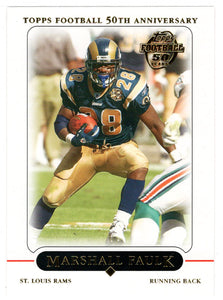 Marshall Faulk - St. Louis Rams (NFL Football Card) 2005 Topps # 52 Mint