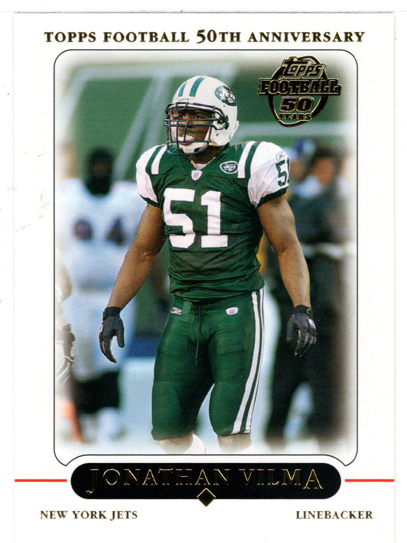 Jonathan Vilma - New York Jets (NFL Football Card) 2005 Topps # 53 Mint