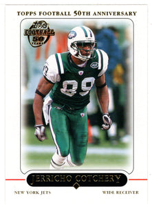 Jerricho Cotchery - New York Jets (NFL Football Card) 2005 Topps # 56 Mint