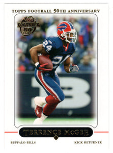 Terrence McGee RC - Buffalo Bills (NFL Football Card) 2005 Topps # 66 Mint