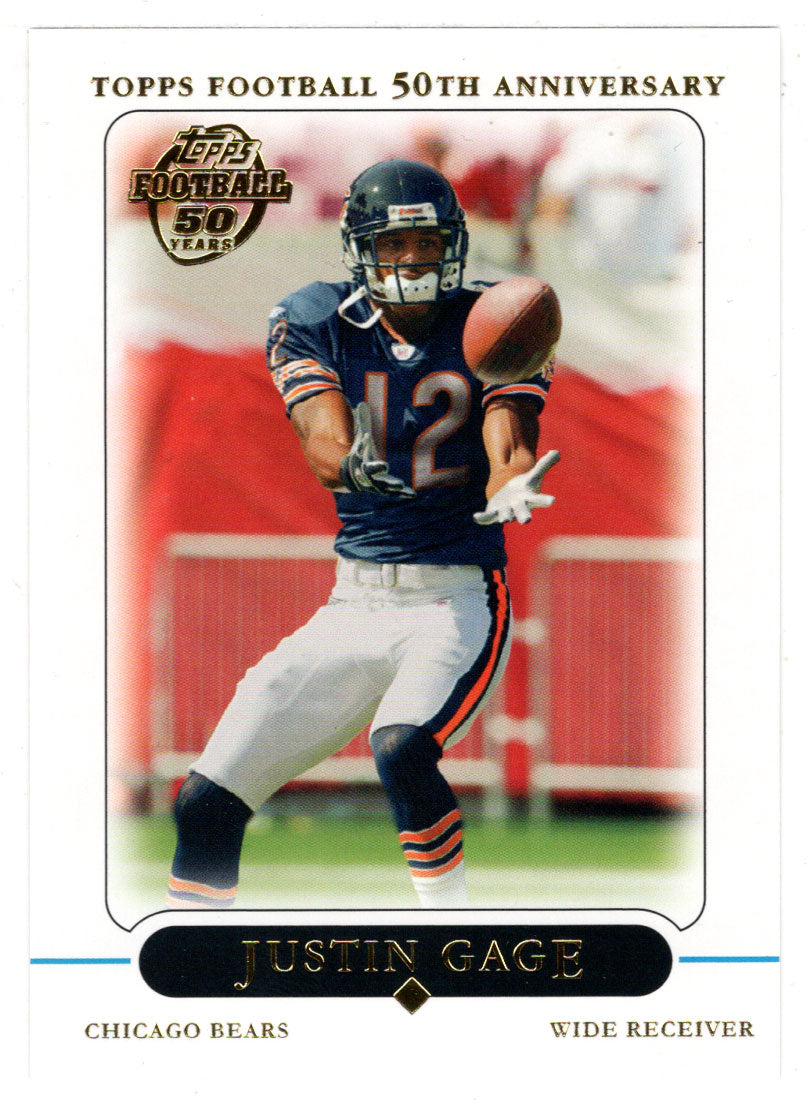 Justin Gage - Chicago Bears (NFL Football Card) 2005 Topps # 70 Mint