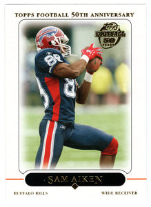 Sam Aiken - Buffalo Bills (NFL Football Card) 2005 Topps # 78 Mint