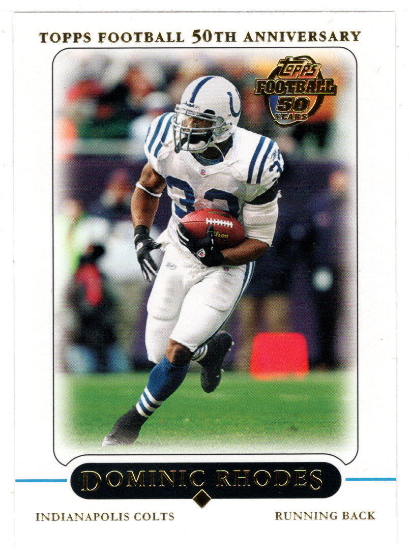 Dominic Rhodes - Indianapolis Colts (NFL Football Card) 2005 Topps # 83 Mint