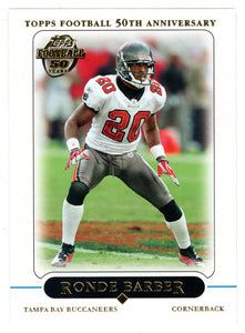 Ronde Barber - Tampa Bay Buccaneers (NFL Football Card) 2005 Topps # 94 Mint