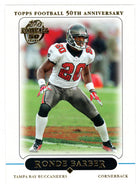 Ronde Barber - Tampa Bay Buccaneers (NFL Football Card) 2005 Topps # 94 Mint