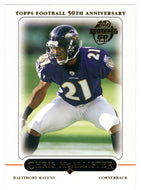 Chris McAlister - Baltimore Ravens (NFL Football Card) 2005 Topps # 100 Mint