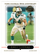 Zach Thomas - Miami Dolphins (NFL Football Card) 2005 Topps # 105 Mint