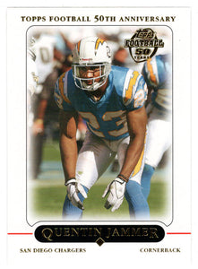 Quentin Jammer - San Diego Chargers (NFL Football Card) 2005 Topps # 113 Mint