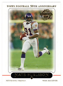 Nate Burleson - Minnesota Vikings (NFL Football Card) 2005 Topps # 121 Mint
