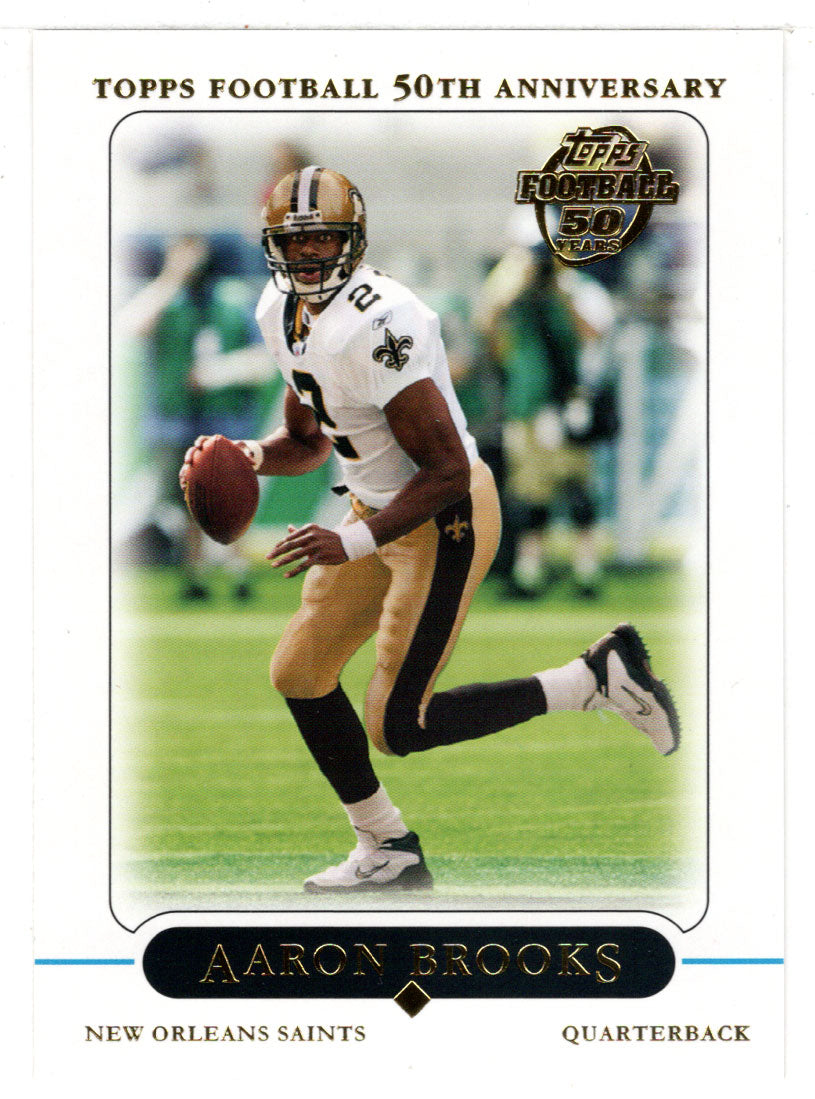 Aaron Brooks - New Orleans Saints (NFL Football Card) 2005 Topps