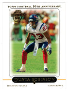 Dunta Robinson - Houston Texans (NFL Football Card) 2005 Topps # 127 Mint