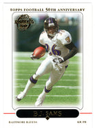 B.J. Sams - Baltimore Ravens (NFL Football Card) 2005 Topps # 132 Mint