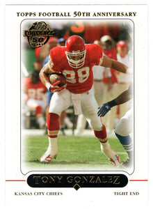 Tony Gonzalez - Kansas City Chiefs (NFL Football Card) 2005 Topps # 143 Mint