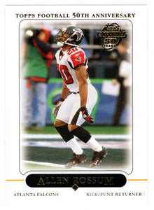 Allen Rossum - Atlanta Falcons (NFL Football Card) 2005 Topps # 146 Mint