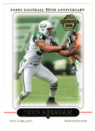 John Abraham - New York Jets (NFL Football Card) 2005 Topps # 150 Mint