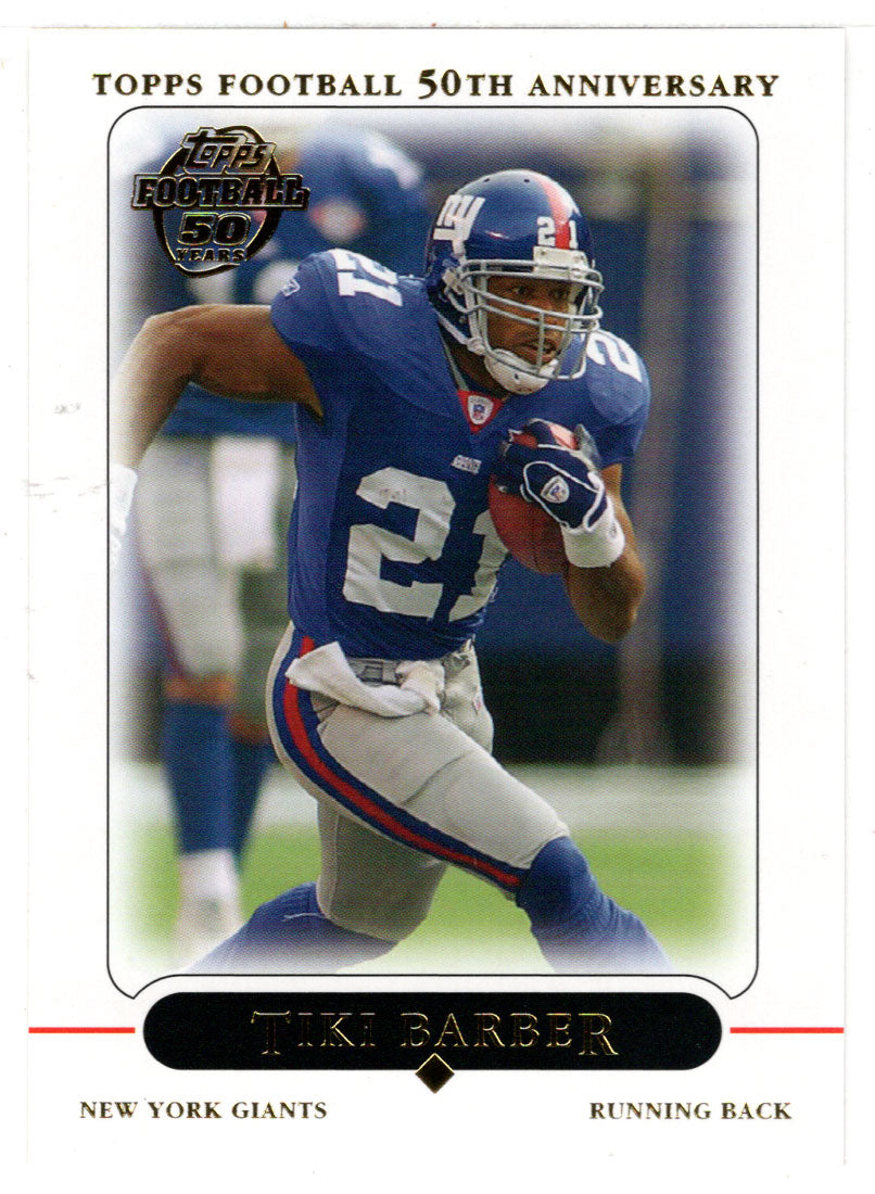 Tiki Barber Football Cards