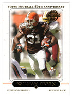 William Green - Cleveland Browns (NFL Football Card) 2005 Topps # 158 Mint