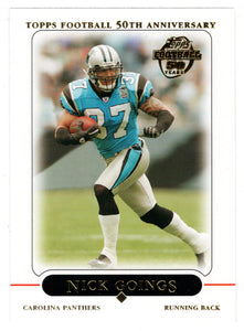Nick Goings - Carolina Panthers (NFL Football Card) 2005 Topps # 164 Mint