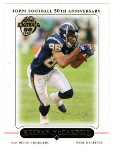 Keenan McCardell - San Diego Chargers (NFL Football Card) 2005 Topps # 167 Mint