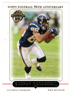 Keenan McCardell - San Diego Chargers (NFL Football Card) 2005 Topps # 167 Mint