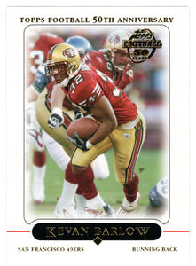 Kevan Barlow - San Francisco 49ers (NFL Football Card) 2005 Topps # 168 Mint