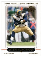 Steven Jackson - St. Louis Rams (NFL Football Card) 2005 Topps # 170 Mint